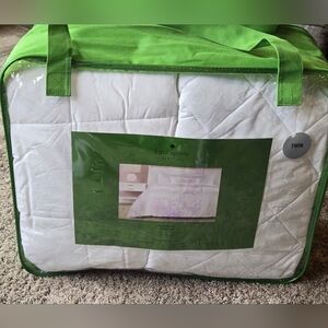 Kate Spade Twin XL Mega Bundle 4 Piece Set Comforter Mattress Pad Pillow Protect